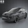 Peugeot 3008 Hybrid 2012 3d model