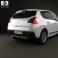 Peugeot 3008 Hybrid 2012 3d model