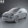 Peugeot 3008 Hybrid 2012 3d model