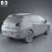 Peugeot 3008 Hybrid 2012 3d model