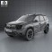 Renault Duster 2011 3d model