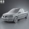 Renault Logan Pickup 2011 3d model