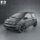 Renault Twingo 1992 3d model