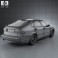 Saab 9-3 Hatchback 5-door 2001 3d model