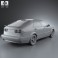 Saab 9-3 Hatchback 5-door 2001 3d model