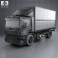 Scania P Box 2011 3d model