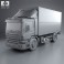 Scania P Box 2011 3d model
