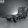 Scania P Chassis 2011 3d model