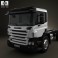Scania P Chassis 2011 3d model