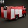 Scania P Fire Truck 2011 3d model