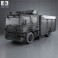 Scania P Fire Truck 2011 3d model