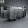 Scania P Fire Truck 2011 3d model