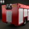 Scania P Fire Truck 2011 3d model