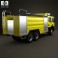 Scania P Fire Truck Airport 2011 3d model