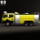 Scania P Fire Truck Airport 2011 3d model