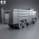 Scania P Fire Truck Airport 2011 3d model