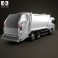 Scania P Garbage 2011 3d model