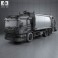 Scania P Garbage 2011 3d model