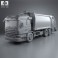 Scania P Garbage 2011 3d model