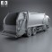 Scania P Garbage 2011 3d model