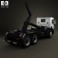 Scania P Hook Loader 2011 3d model