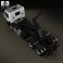 Scania P Hook Loader 2011 3d model