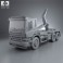 Scania P Hook Loader 2011 3d model