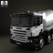Scania P Mixer 2011 3d model