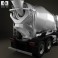 Scania P Mixer 2011 3d model