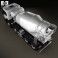 Scania P Mixer 2011 3d model