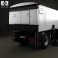 Scania P Road Cleaner 2011 3d model