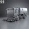 Scania P Road Cleaner 2011 3d model