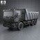 Scania P Tipper 2011 3d model