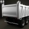 Scania P Tipper 2011 3d model