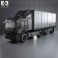 Scania P Tractor Trailer 2011 3d model