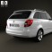 Skoda Fabia Combi Greenline 2011 3d model