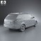 Skoda Fabia Combi Greenline 2011 3d model