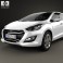 Hyundai i30 (Elantra) Wagon 2013 3d model