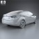 Hyundai Elantra (i35) Sedan 2012 3d model