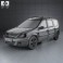 Lada Largus 2012 3d model