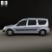 Lada Largus 2012 3d model