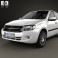 Lada Granta sedan 2012 3d model