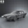 Aston Martin Lagonda 1985 3d model