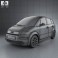 Audi A2 2005 3d model