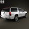 Cadillac Escalade ESV 2011 3d model