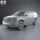 Cadillac Escalade ESV 2011 3d model