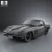 Chevrolet Corvette Sting Ray (C2) 1965 3d model