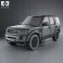 Land Rover Discovery 4 (LR4) 2012 3d model