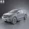Mazda BT-50 Crew Cab 2012 3d model