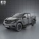 Mazda BT-50 Dual Cab 2012 3d model